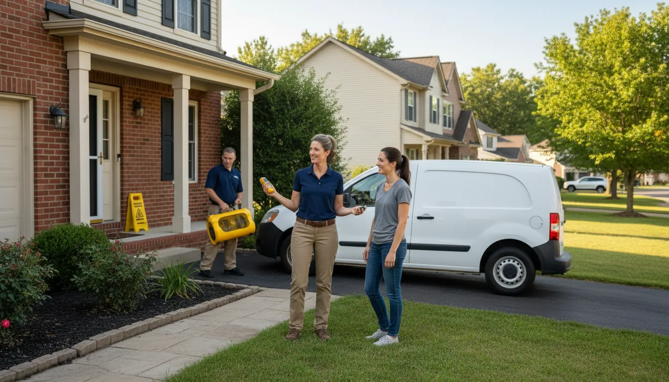 Water restoration image for Dehumidification And Cleanup Services in Gackle, ND
